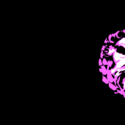 Titelbild der Podcastreihe, schwarzer Hintergrund, Kopf eines griechischen Gottes